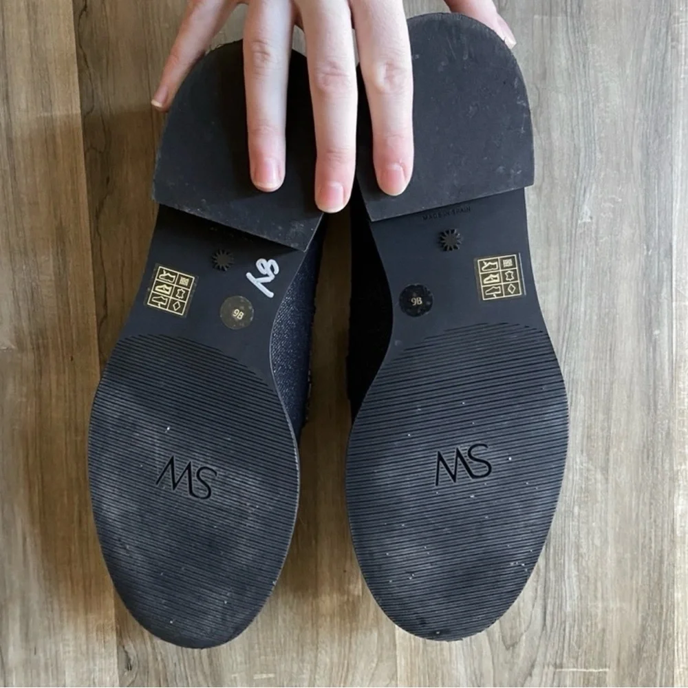 Stuart Weitzman denim loafers